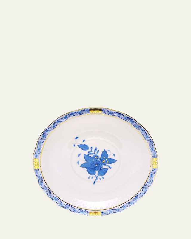 Blue Chinese Bouquet Saucer